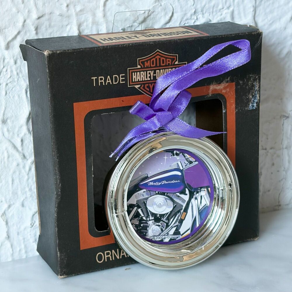 Harley-Davidson Christmas Ornament Gas Cap Medallion Vintage 2000